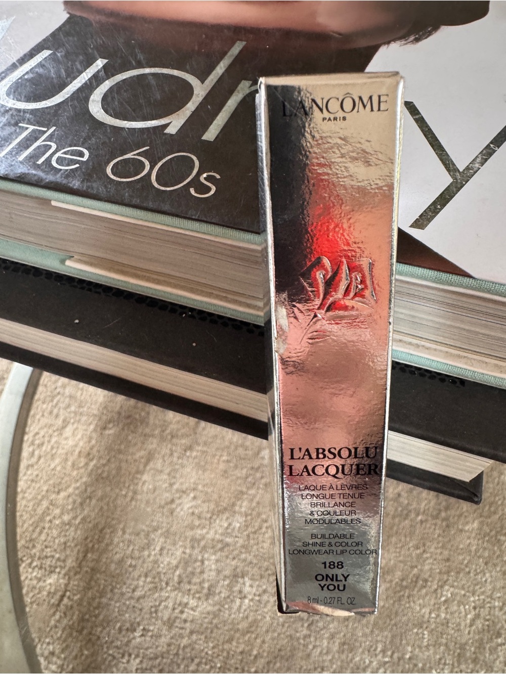 Lancome L'Absolu Lacquer Liquid Lip Color - #188 Only You NIB, Never Used. - Picture 3 of 4